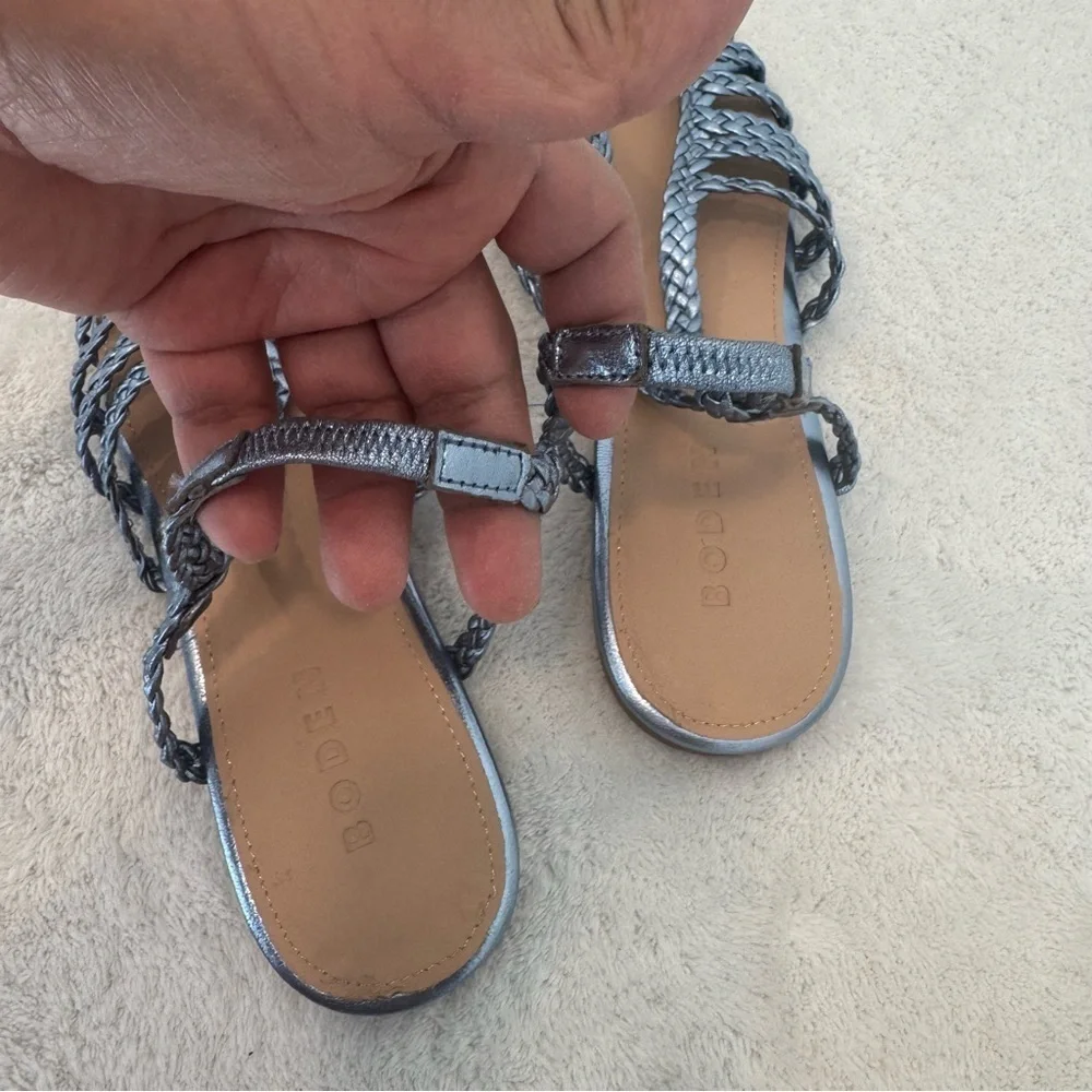 BODEN Woven Multistrap Flat Sandals‎ size 39